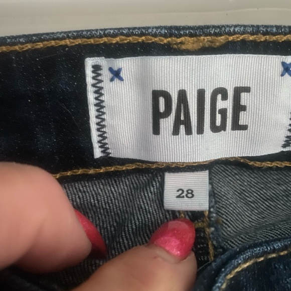 Gently used Paige Indigio Zip Jeans/ 28 - Picture 14 of 14